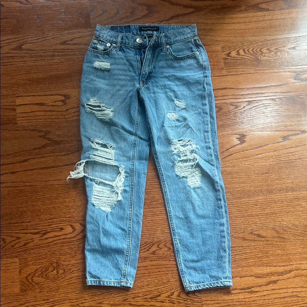 Aeropostale Distressed Blue Jeans